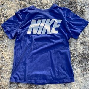 NIKE Men’s Blue Graphic Logo T-shirt Size Small